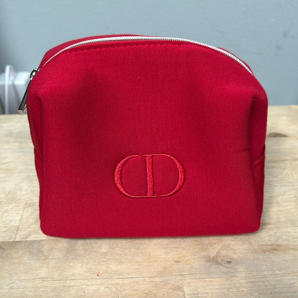 Dior Red small Cosmetic Bag